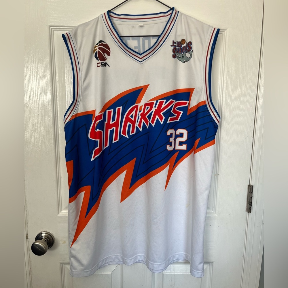 Jimmer Fredette Jersey Shanghai Sharks CBA Basketball Jersey